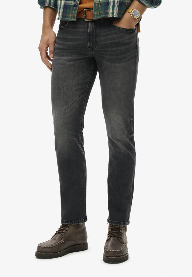 Superdry VINTAGE SLIM STRAIGHT JEANS Venom vintage black