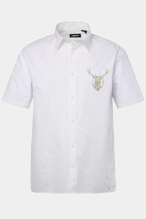 Men+ Trachtenhemd, Halbarm, Kentkragen, Comfort Fit, bis 8 XL