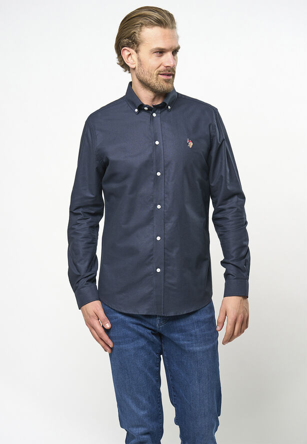 U.S. Polo Assn. USPA Shirt Armin Men 19-4020tcx dark sapphire