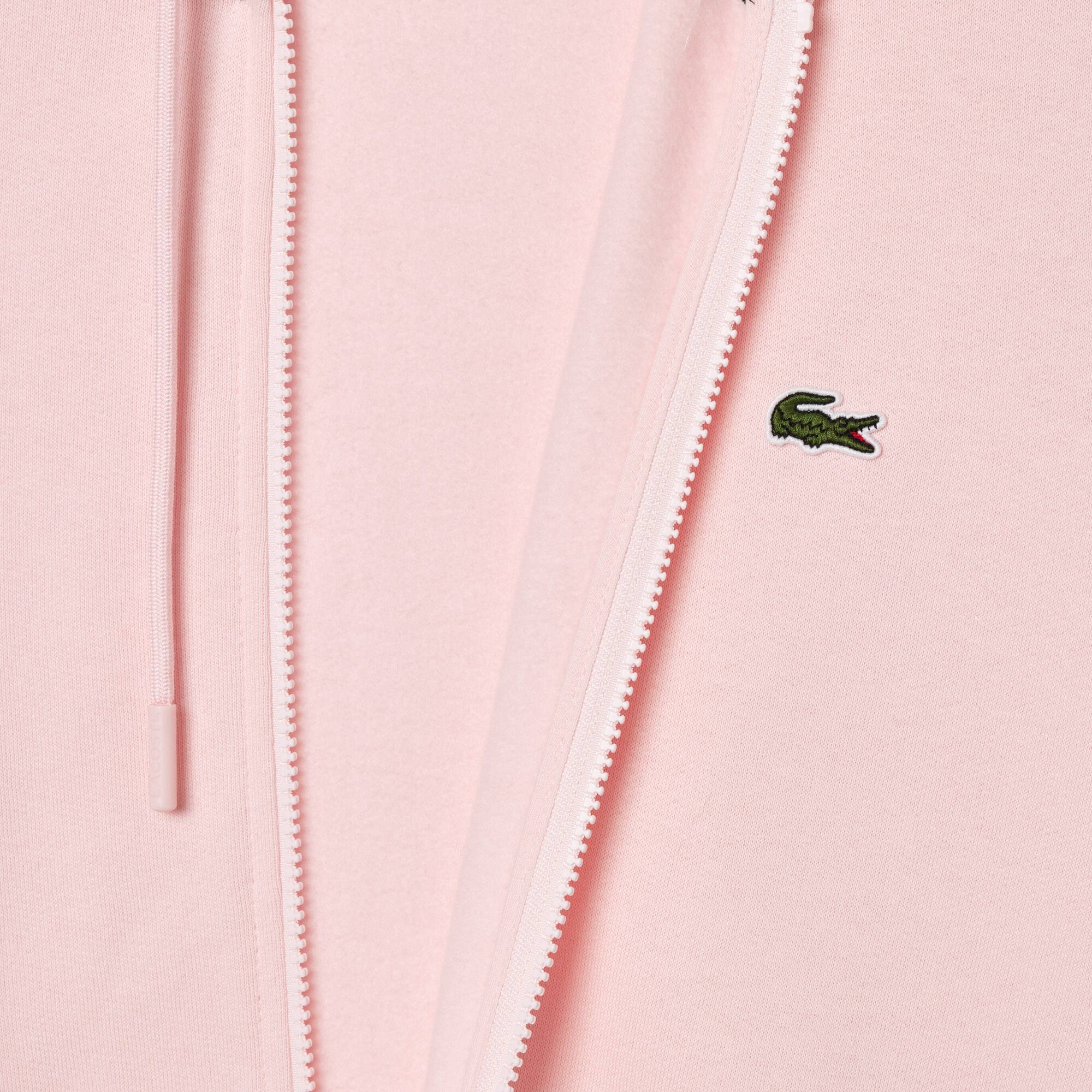 HERREN LACOSTE SWEAT-JACKE MIT KÄNGURUTASCHE AUS FLEECE Sweatshirts - Rosa - Lacoste - Herren
