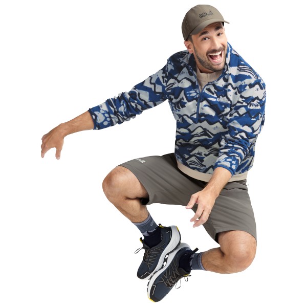 Jack Wolfskin - Paw Era 100 Print Halfzip - Pull polaire