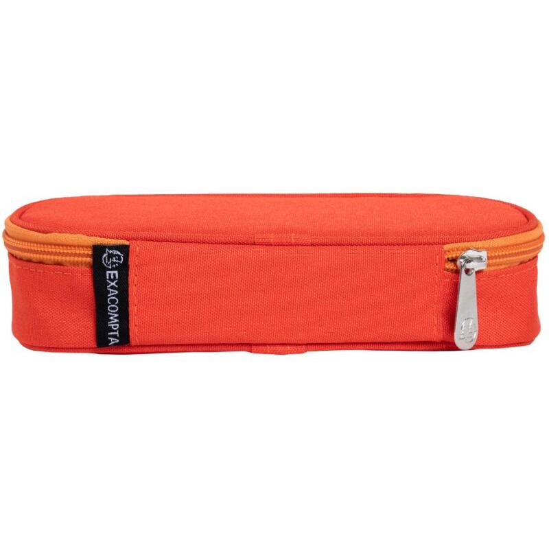 Trousse compacte polyester recyclé Plumier - Couleurs assorties