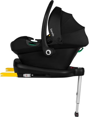 Lionelo Astrid i-Size Bilstol inkl. Base, Black/Grey