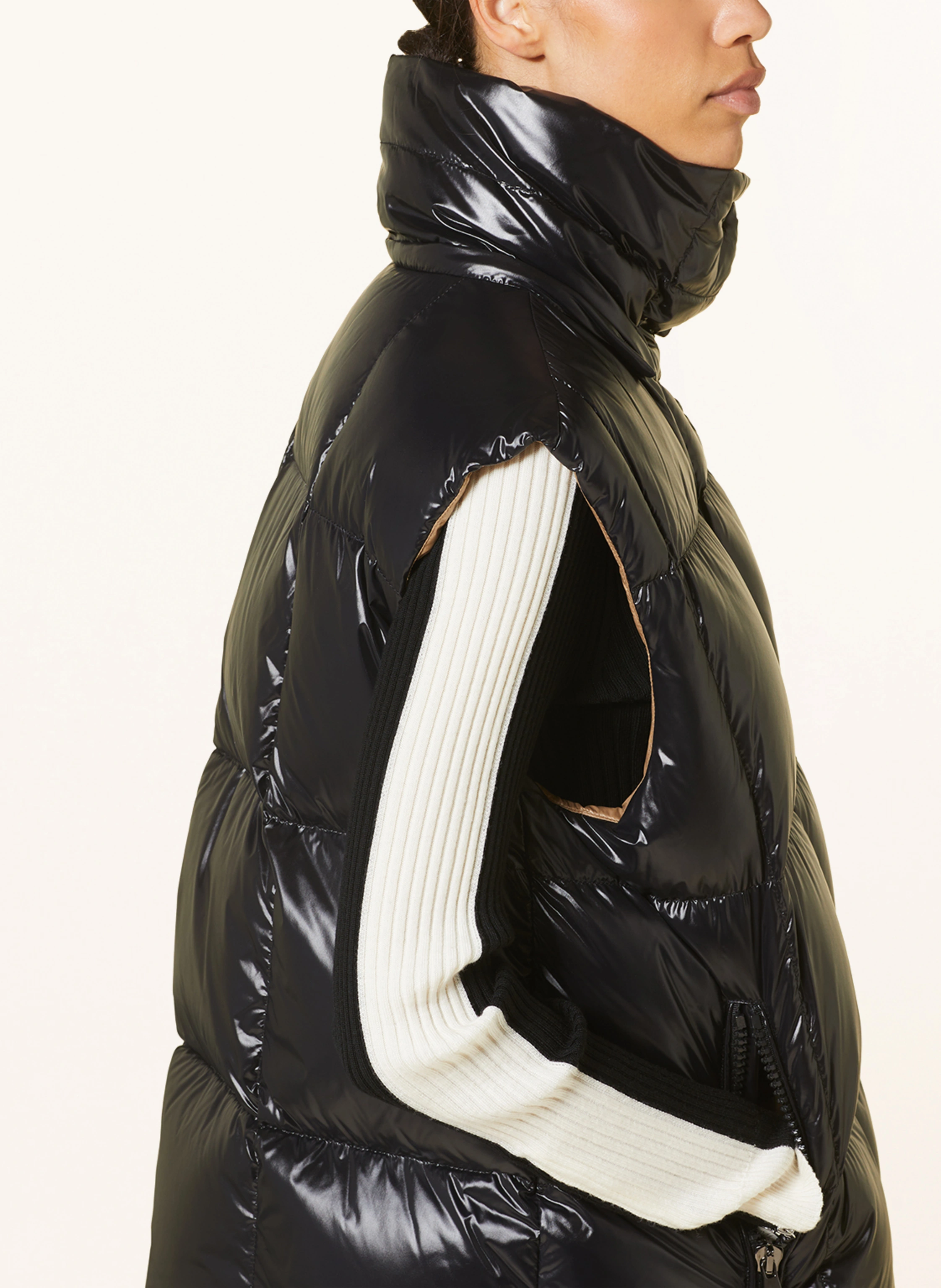 MONCLER Daunenweste LUZULE mit abnehmbarer Kapuze
