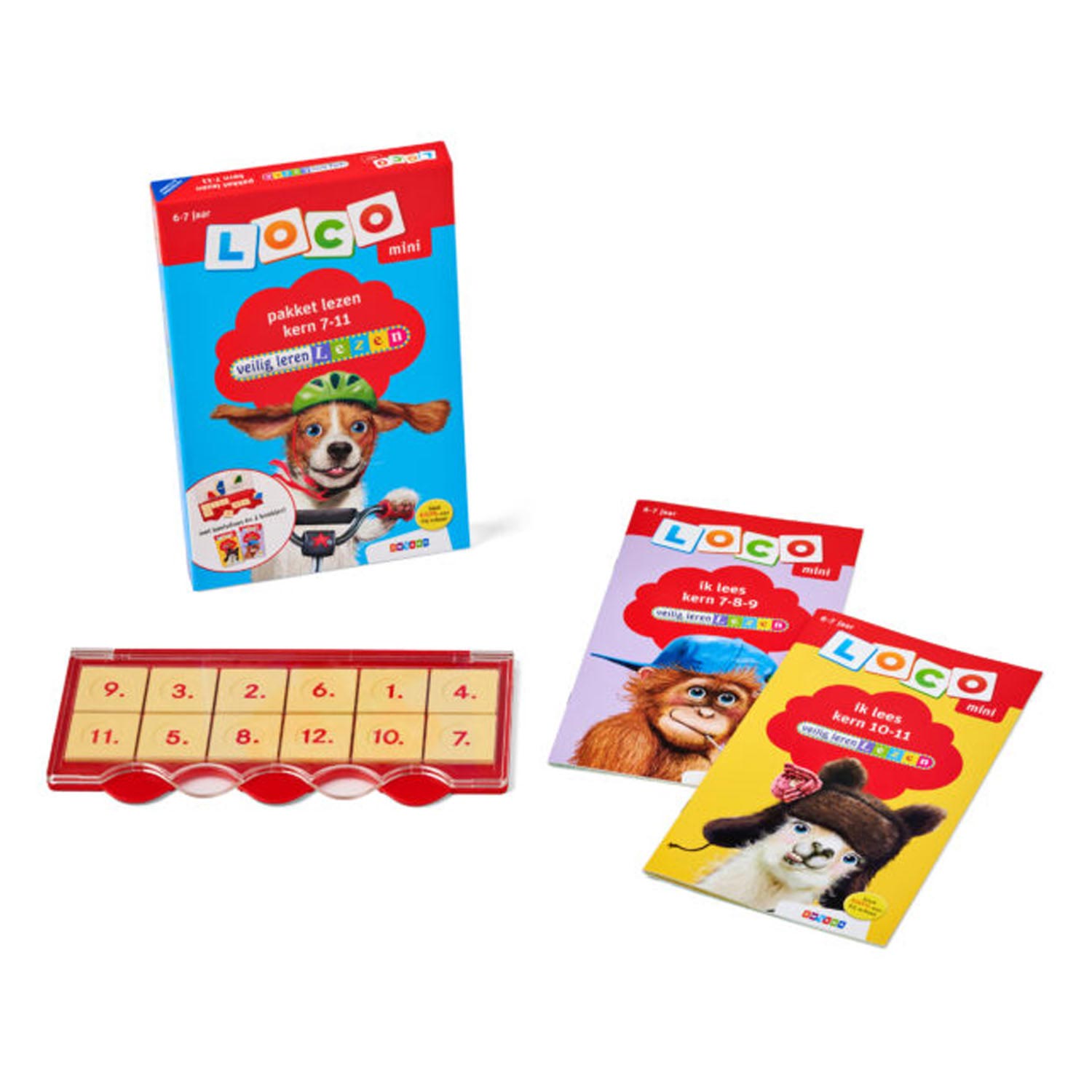 Mini Loco - Veilig leren lezen Pakket Kern 7-11 (6-7 jaar)