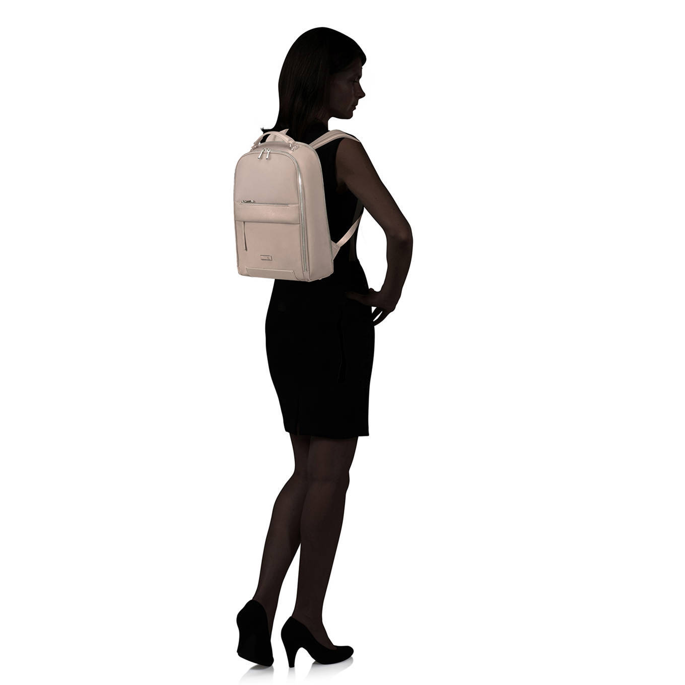 Samsonite 14,1 inch rugzak Zalia 3.0 lichtroze