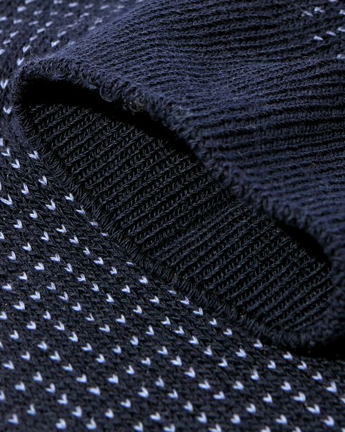 chaussettes homme 1 paire avec point graphique bleu foncé