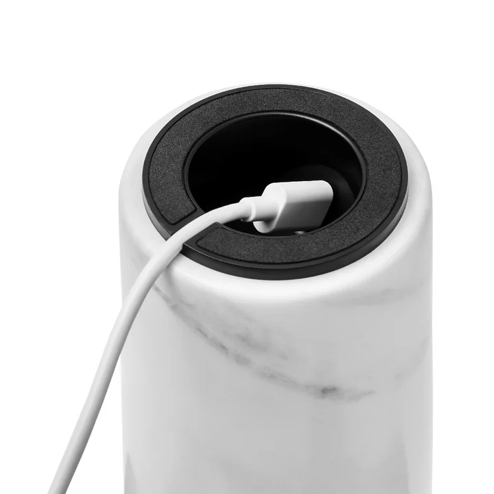 New Works - Kizu Portable LED Tischleuchte mit Akku, breccia pernice