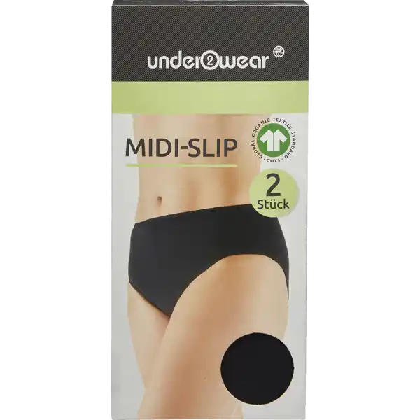 Midi Slip DP schwarz XL