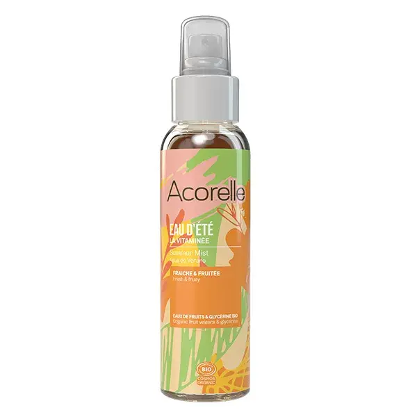 Água de Verão Orgânica Enriquecida com Vitaminas Acorelle 100ml