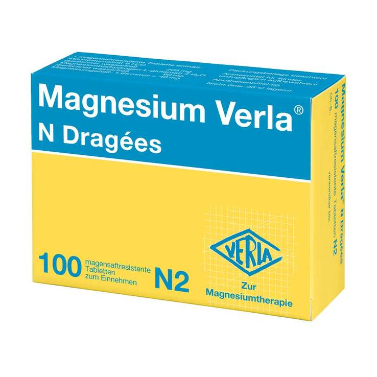 Magnesium Verla® N Dragées, 100 St