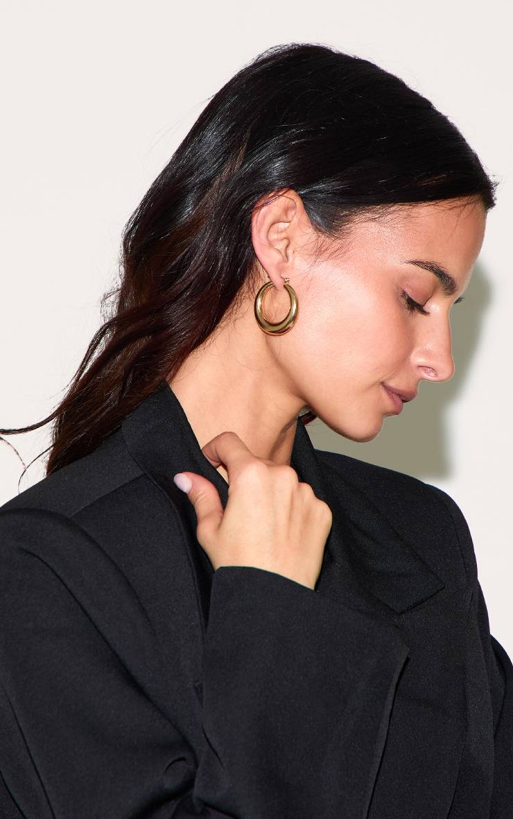 Doré Boucles D'oreilles Créoles Circulaires