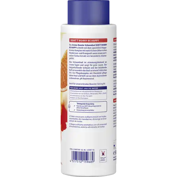 Aroma-Booster Schaumbad Don´t Worry be Happy