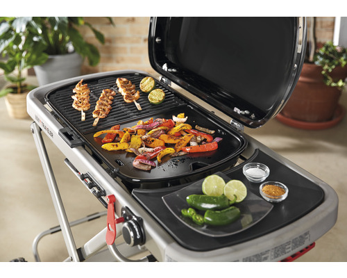 Weber bakplaat 34,29 x 32 x 1,27 cm gietijzer zwart