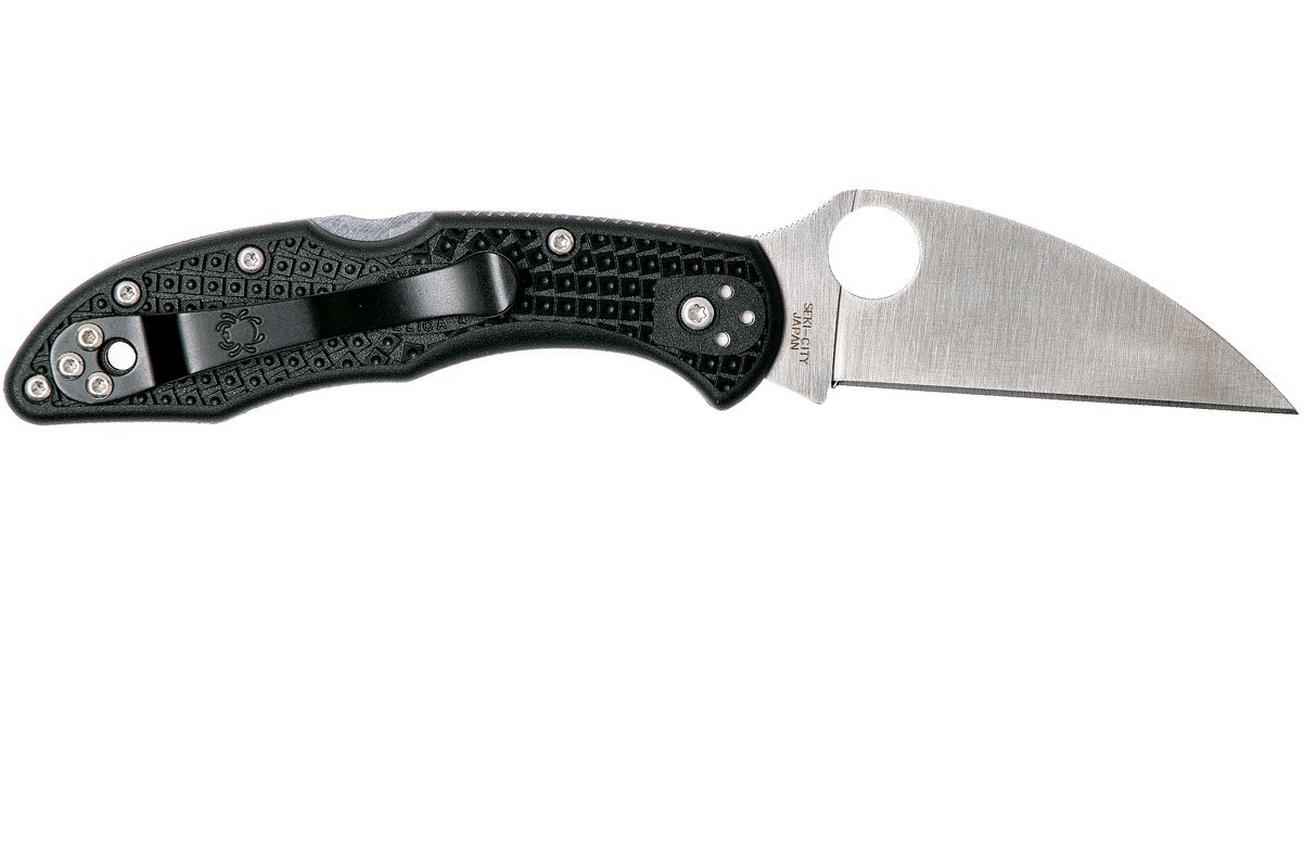 Spyderco Delica 4 Flat Wharncliffe C11FPWCBK zakmes