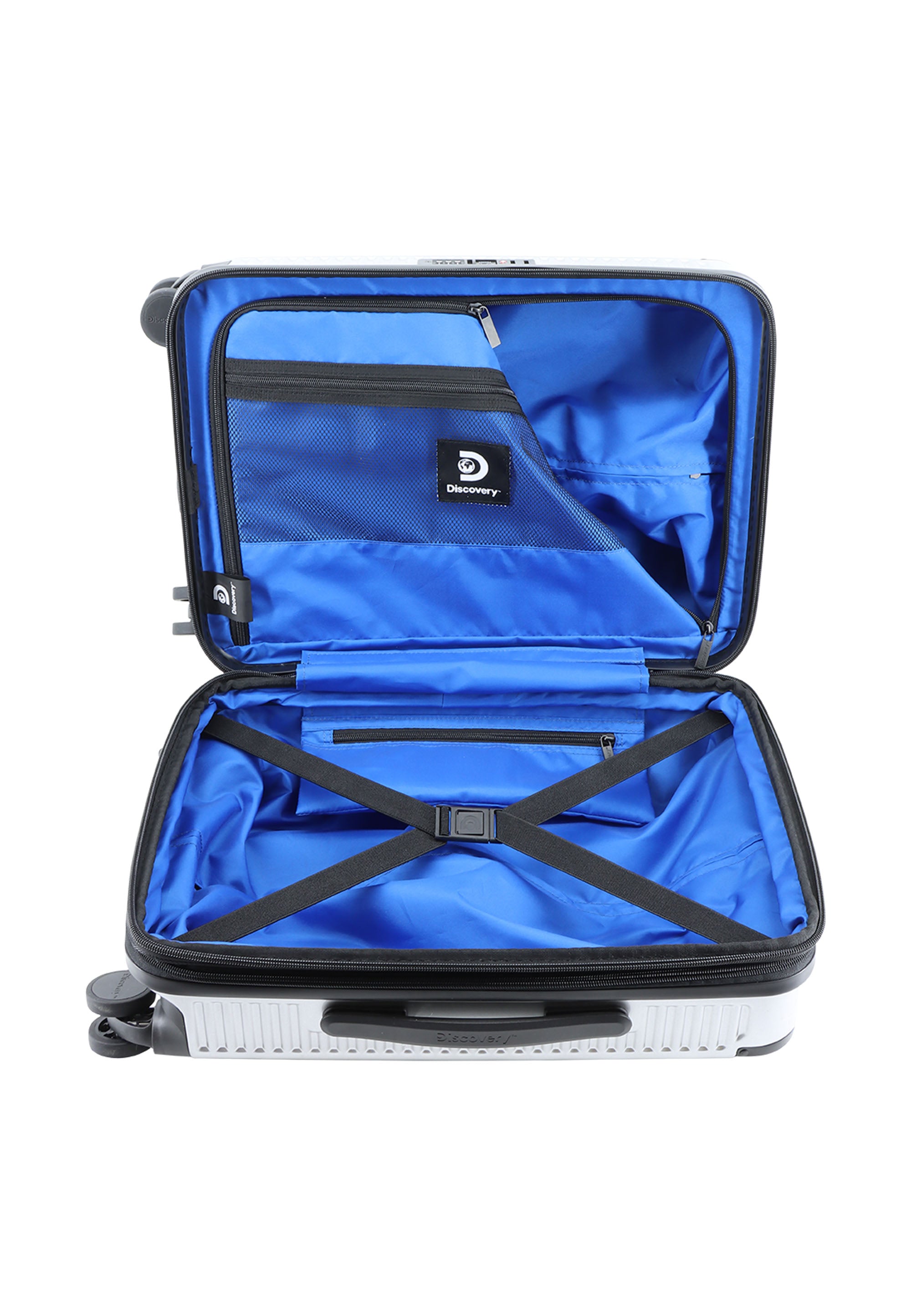 Discovery Crossroad 55 cm reiskoffer - Silver