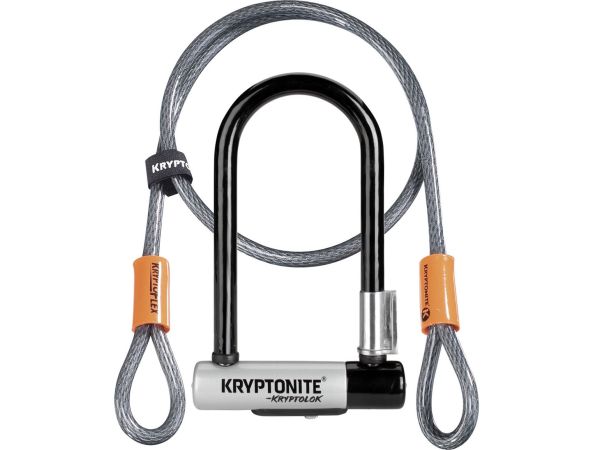 Kryptonite Evolution Mini 7 Bøjlelås m. Wire