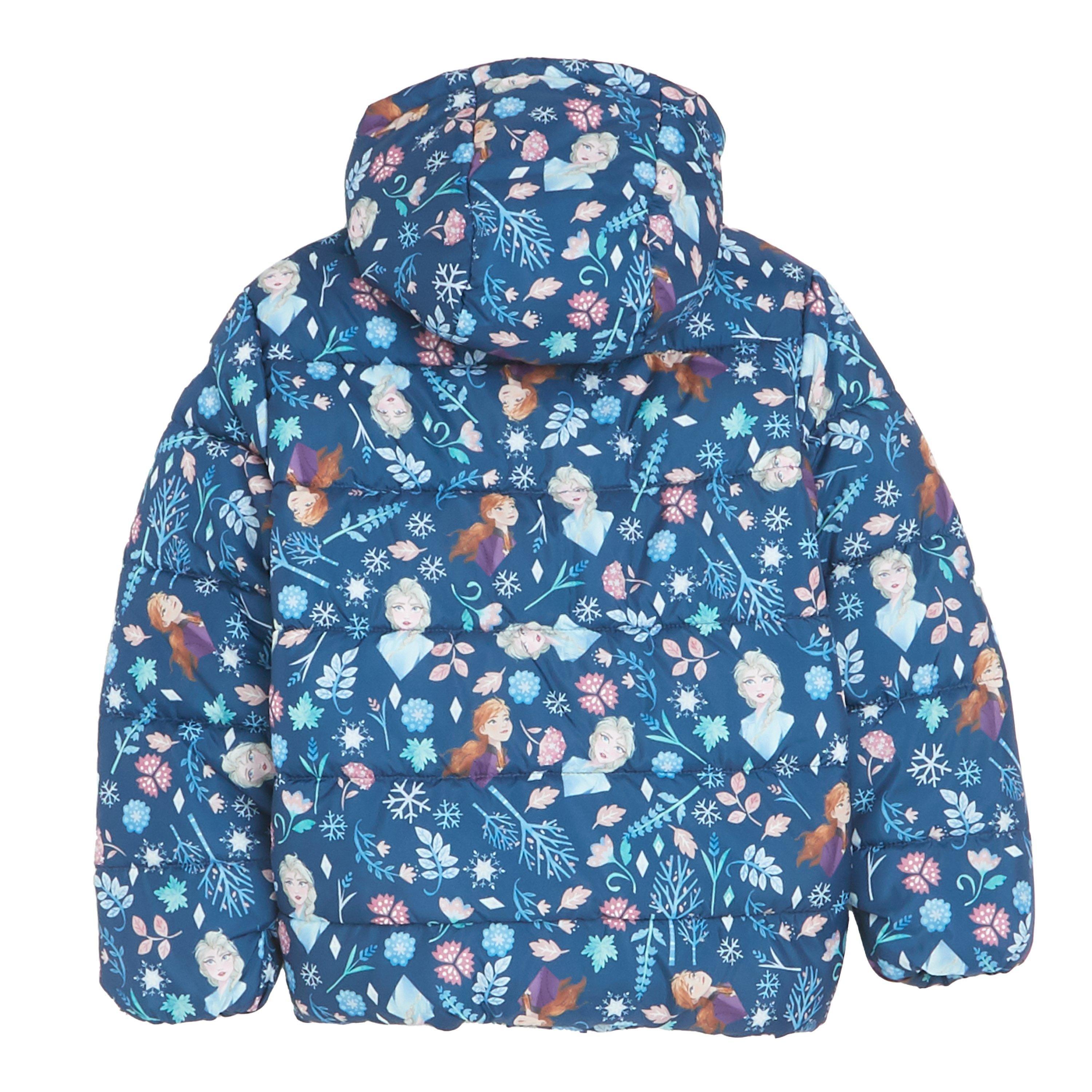 Character Girls Padded Printed Frozen Coat