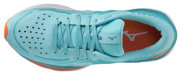 Chaussures de Running Femme Mizuno Wave Skyrise 4 Bleu Orange
