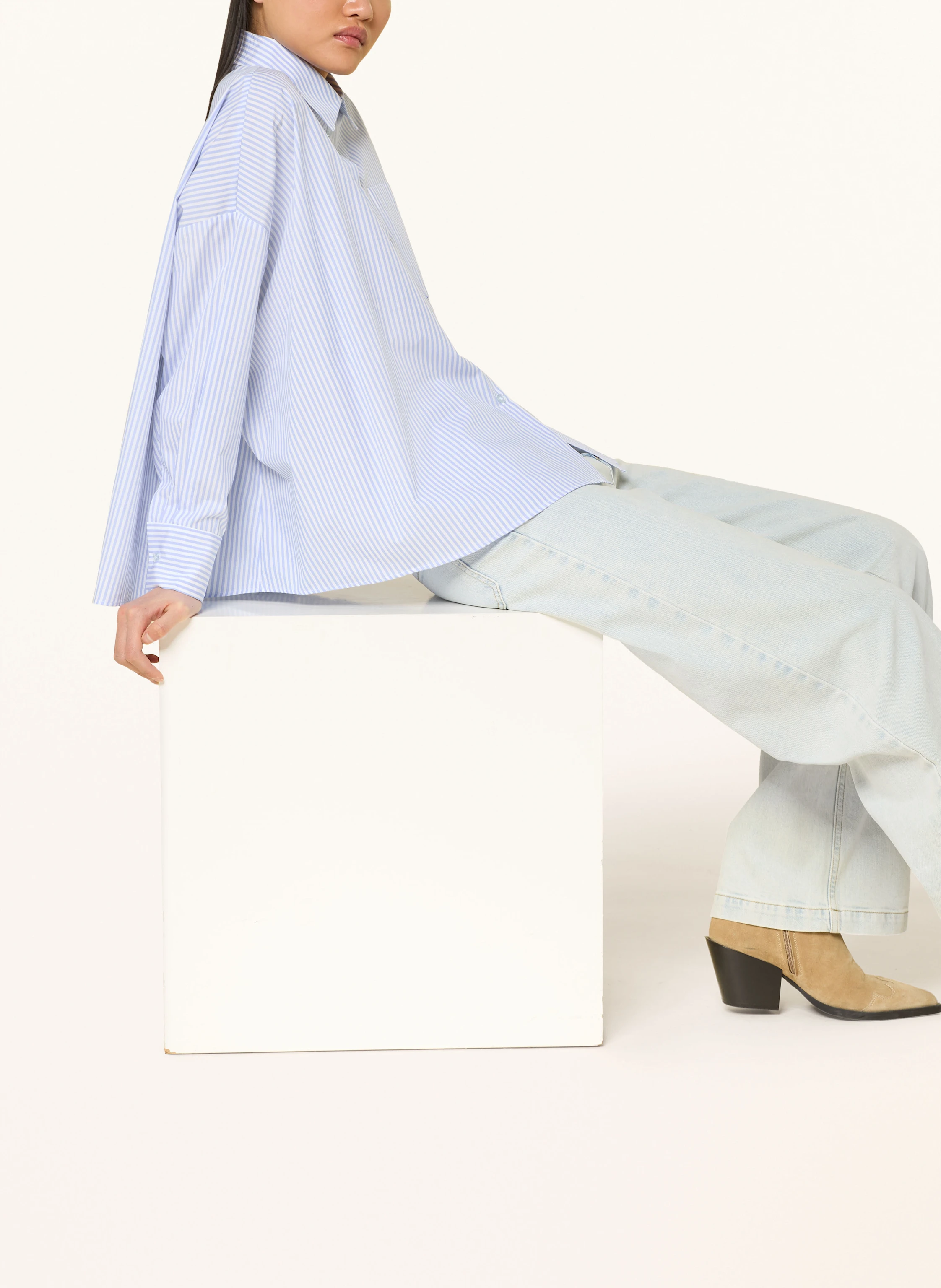Rich & Royal Oversized-Hemdbluse