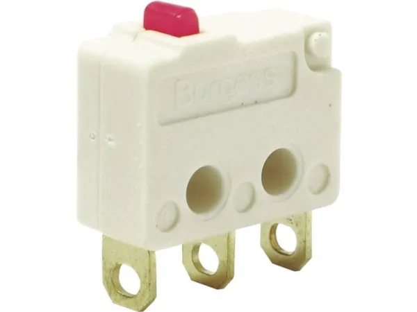 Burgess mikrokontakt F4T7YCUL 250 V/AC 5 A 1 x On/(On) IP40 IP40 trykknapende 1 stk