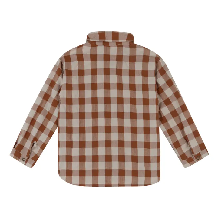 Babe & Tess Chemise Vichy Montana | Terracotta