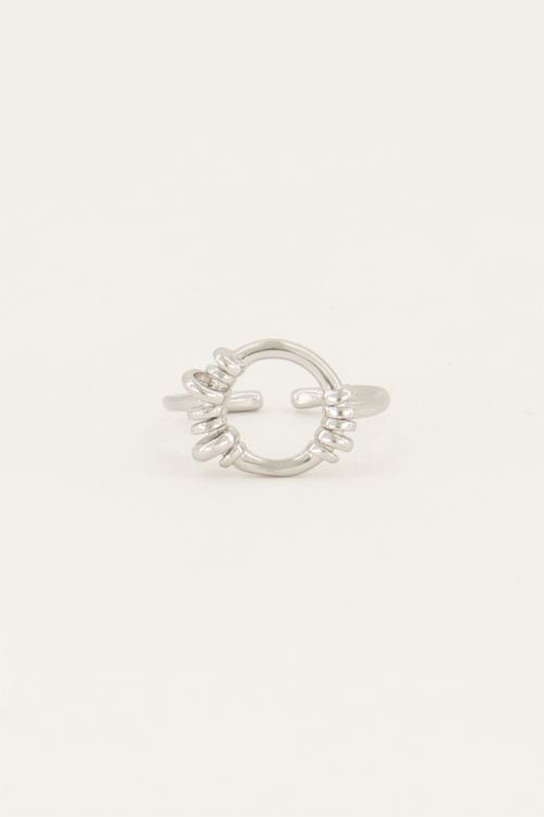 Ring met open rondje
