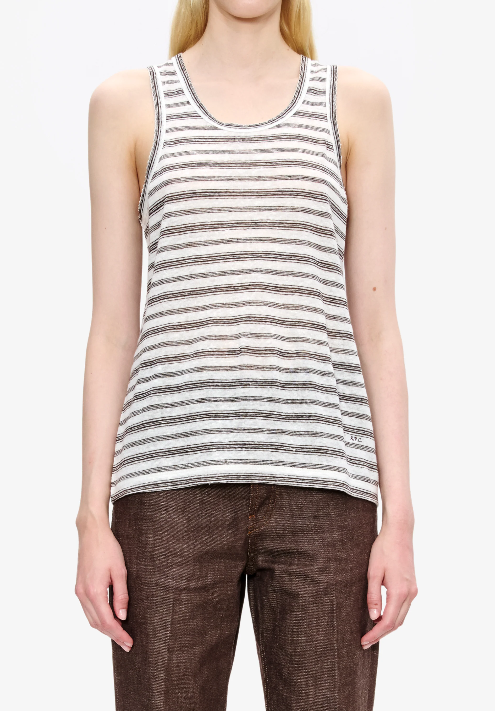 Top Rina - Marron