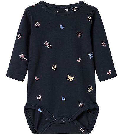 Name It Body L/æ - NbfVandora - Navy Blazer/Bow Ente Hearts