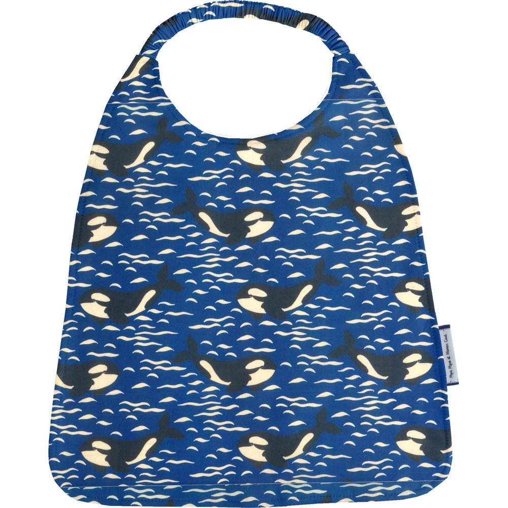 Serviette Enfant Élastique Orque Bleue