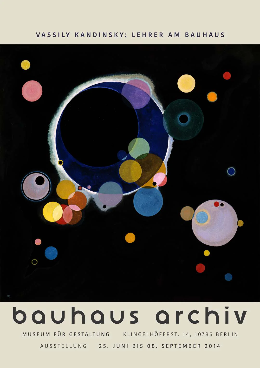 Mehrere Kreise von Wassily Kandinsky Ausstellung