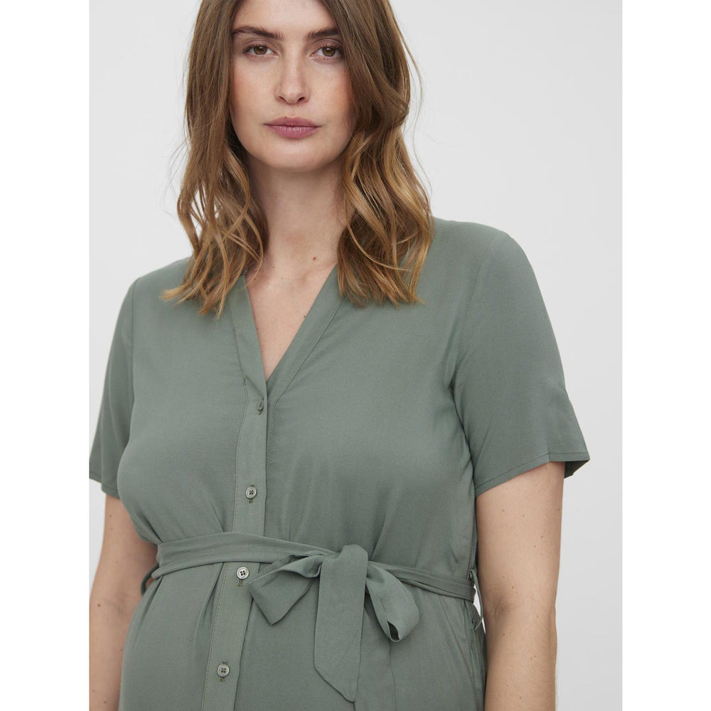 Køb Vero Moda Maternity Laurel Wreath Vica Skjorte Kjole Noos