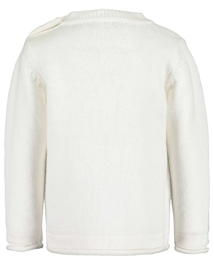 Federgarn-Pullover ALWAYS IN MY HEART in offwhite