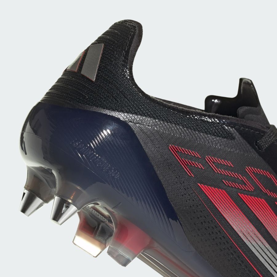 adidas F50 Elite SG Stealth Victory - Noir/Argenté/Lucid Red