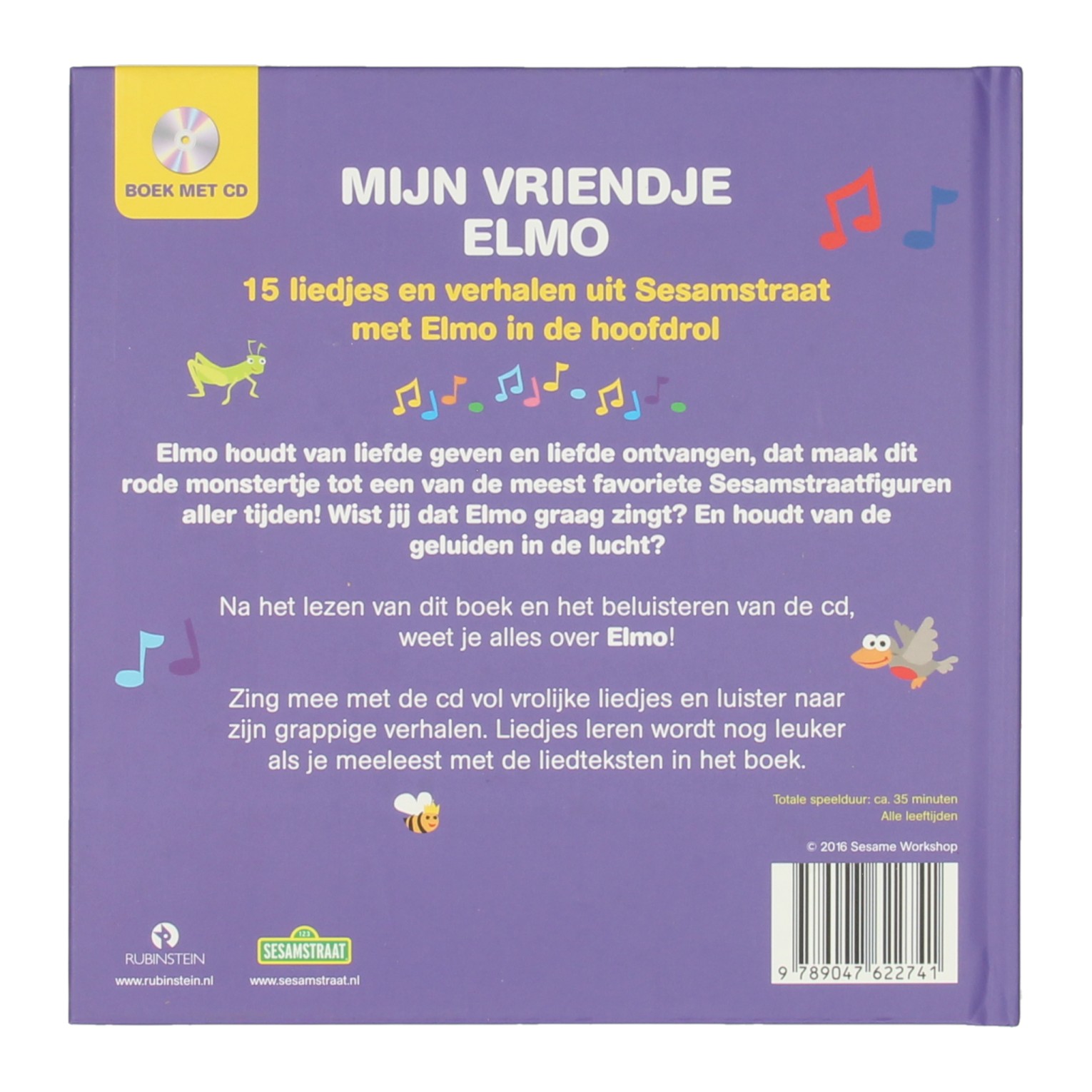 Mijn Vriendje Elmo - Boek en CD