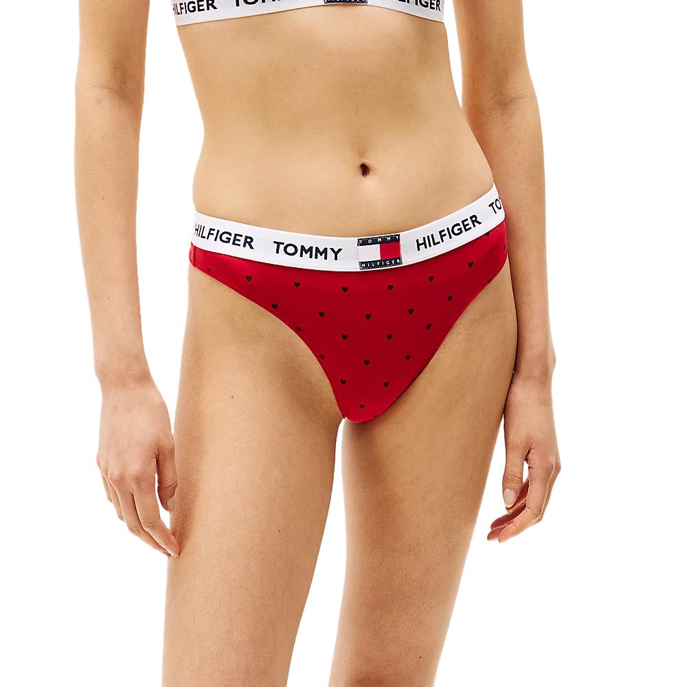 Tommy Hilfiger Strings Rouge/Noir Femme Tommy Hilfiger Classic