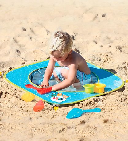 Ludi Strandbassin - 29 cm - 9 Teile - Blau m. Spielzeug