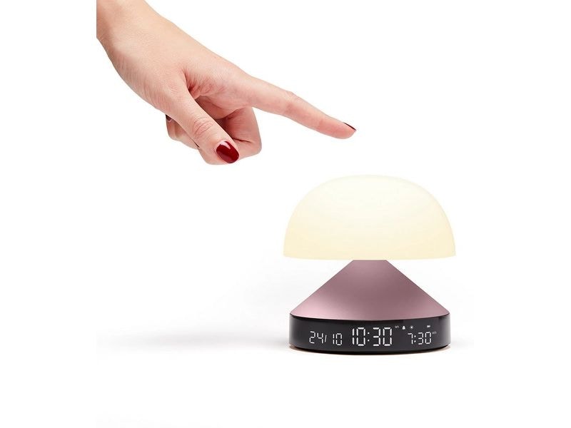 Lexon Lichtwecker Mina Sunrise Rosa Digitalwecker