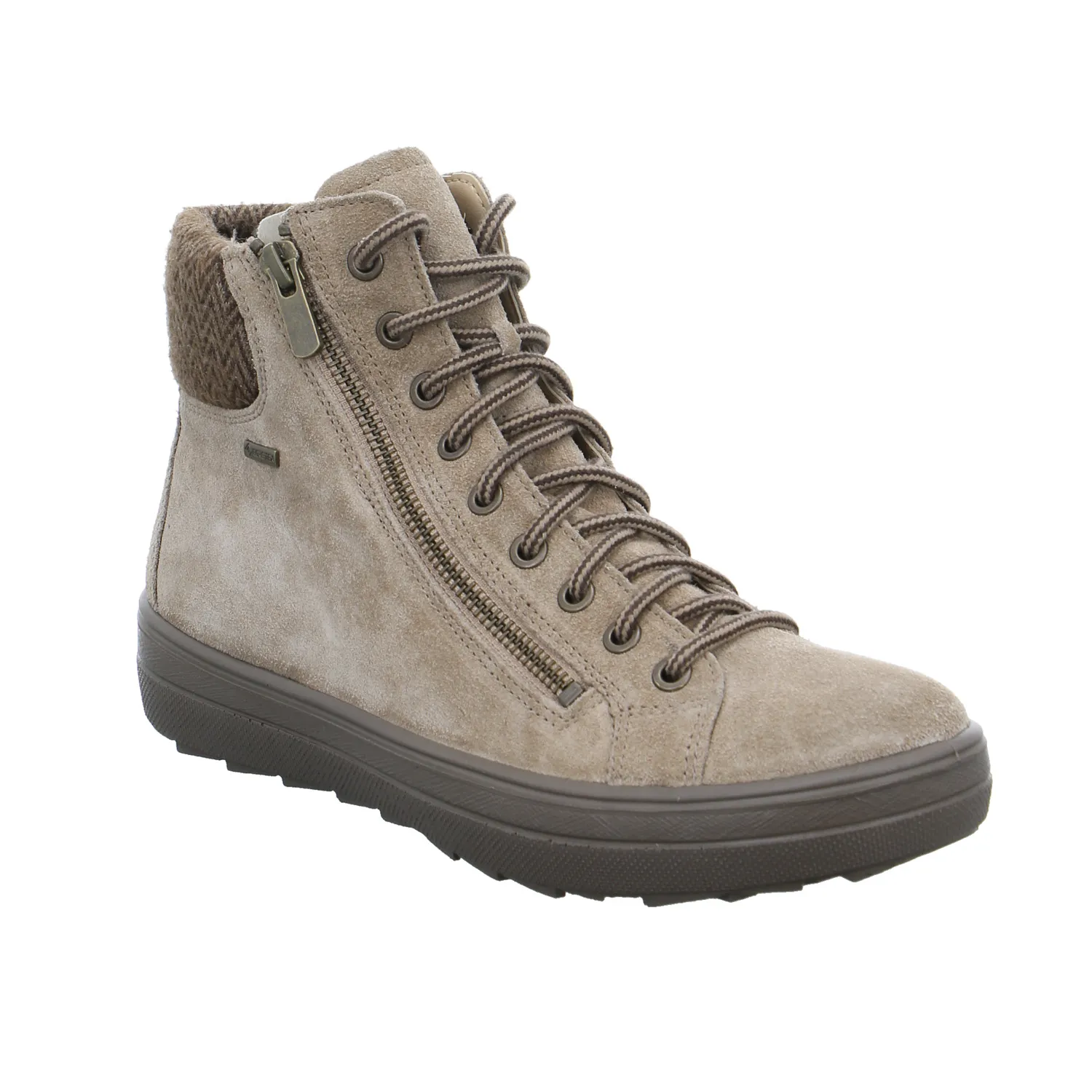 LEGERO Mid Cut Sneaker Taupe Leder  mit Gore-Tex Membrane
