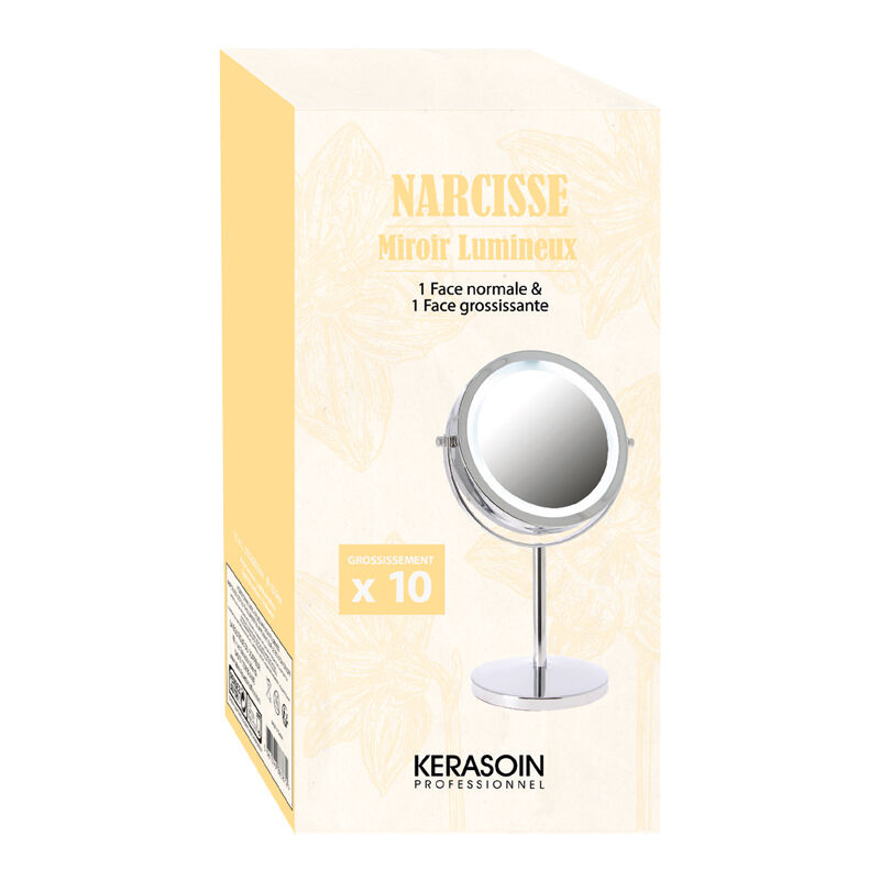 Miroir lumineux double face Narcisse