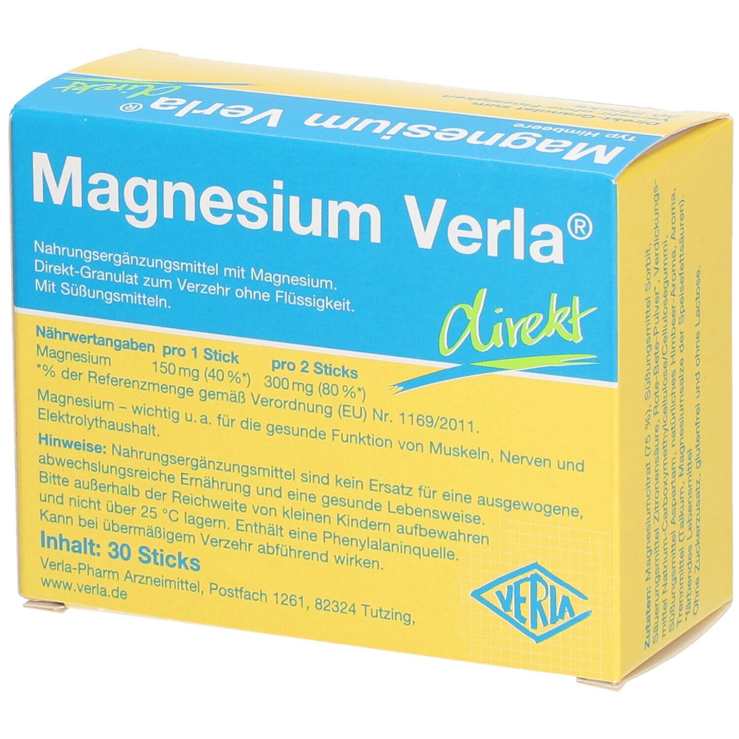 Magnesium Verla® Direkt Himbeere