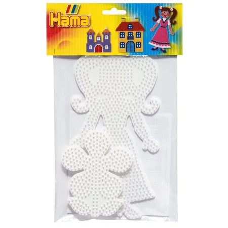 Hama Bügelperlen Stiftplatten Blume Teenie 2er Set