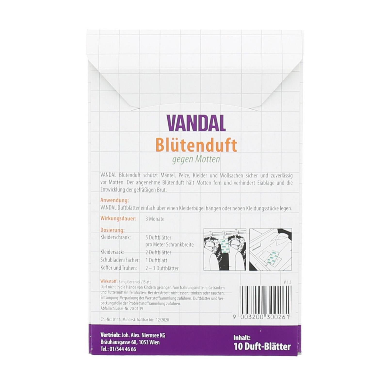 Vandal Mottenschutz Blütenduft