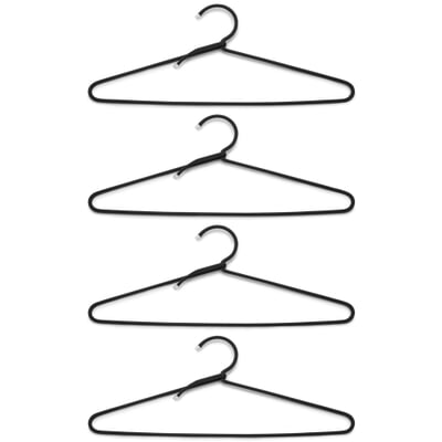 Kleiderbügel Cord Hanger, Schwarz