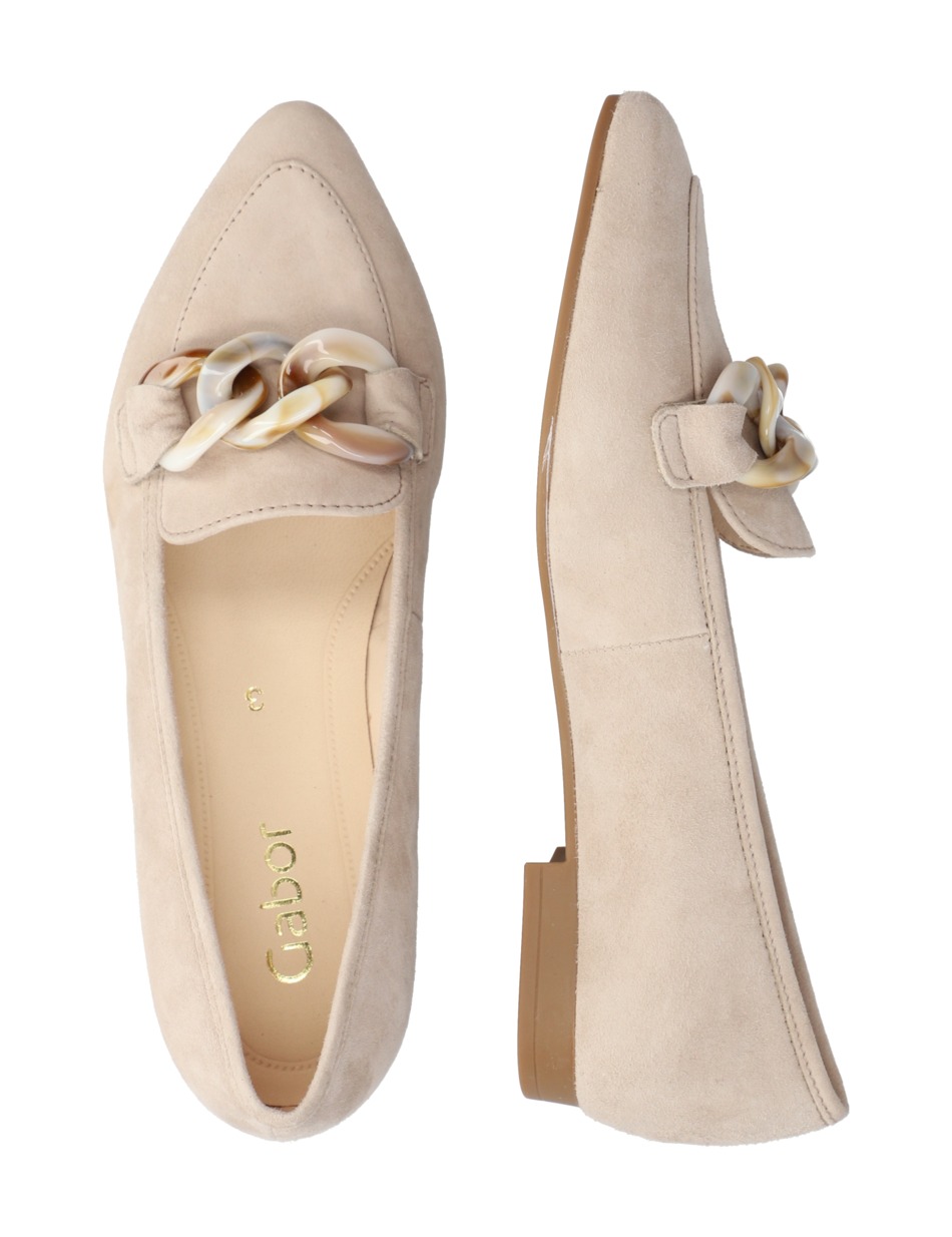 Veloursleder Slipper klassisch