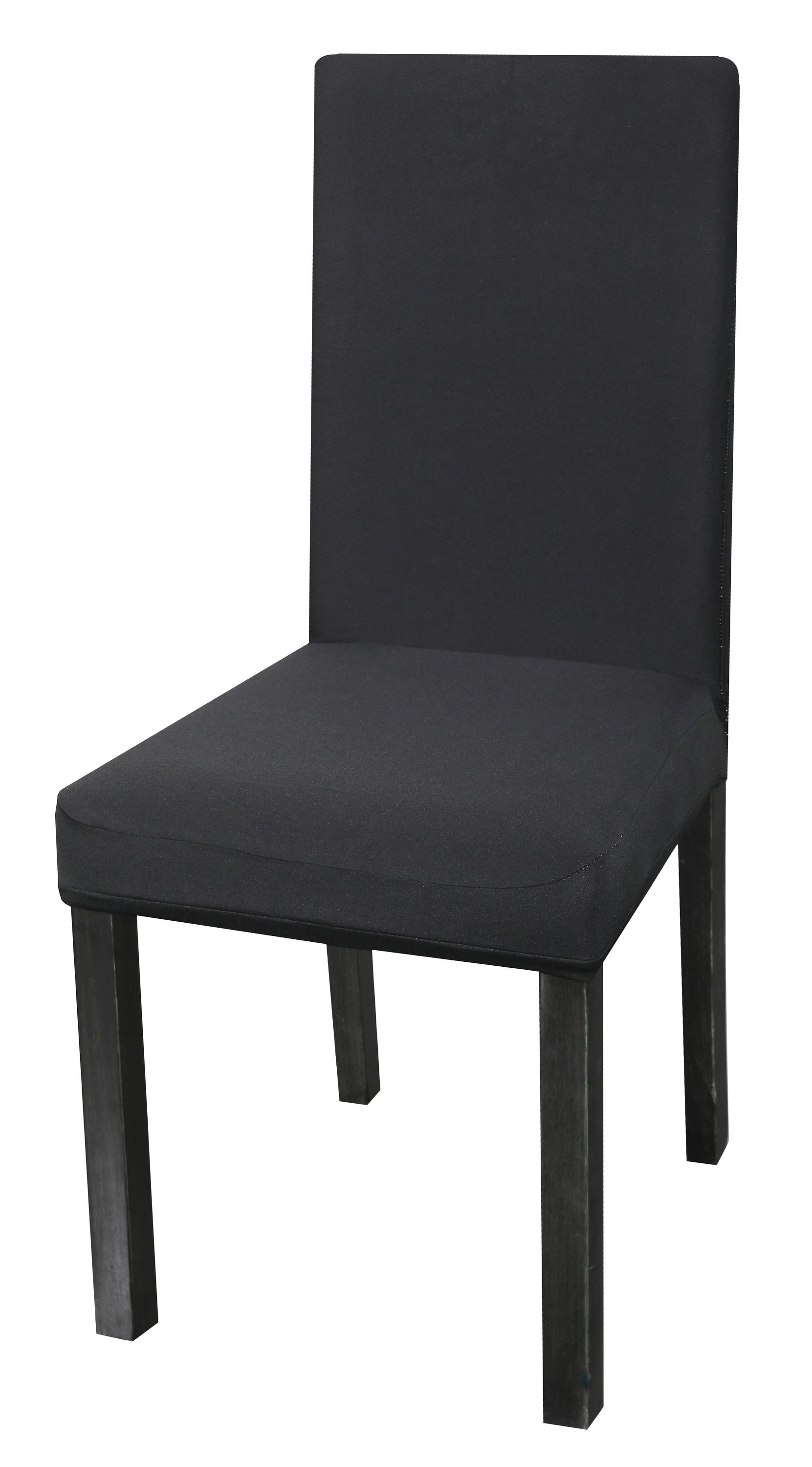Stuhlbezug 2er Set schwarz