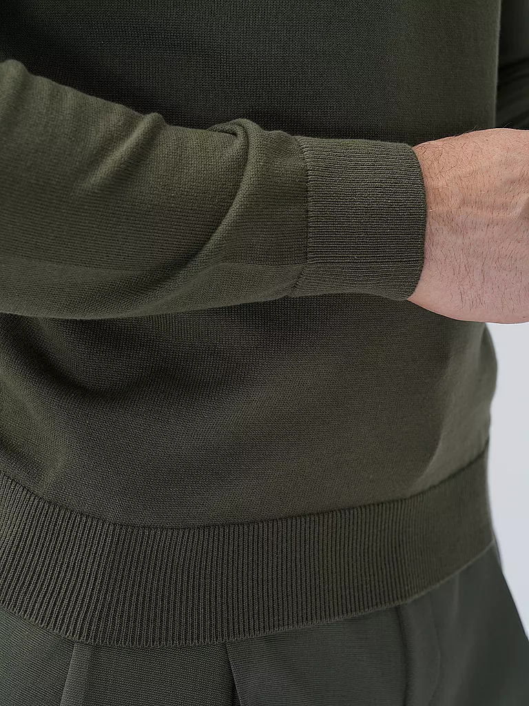 HUGO Pullover SAN CASSIUS olive