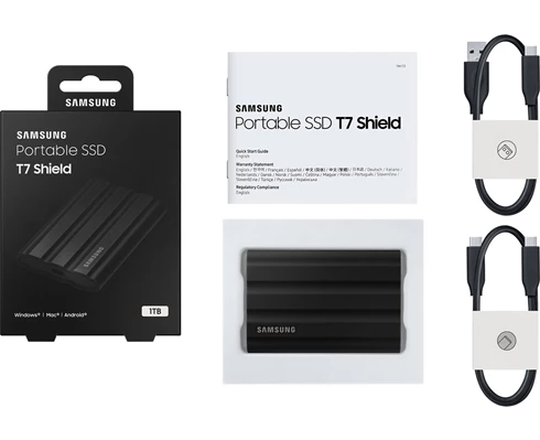 Samsung T7 Shield 1TB Black
