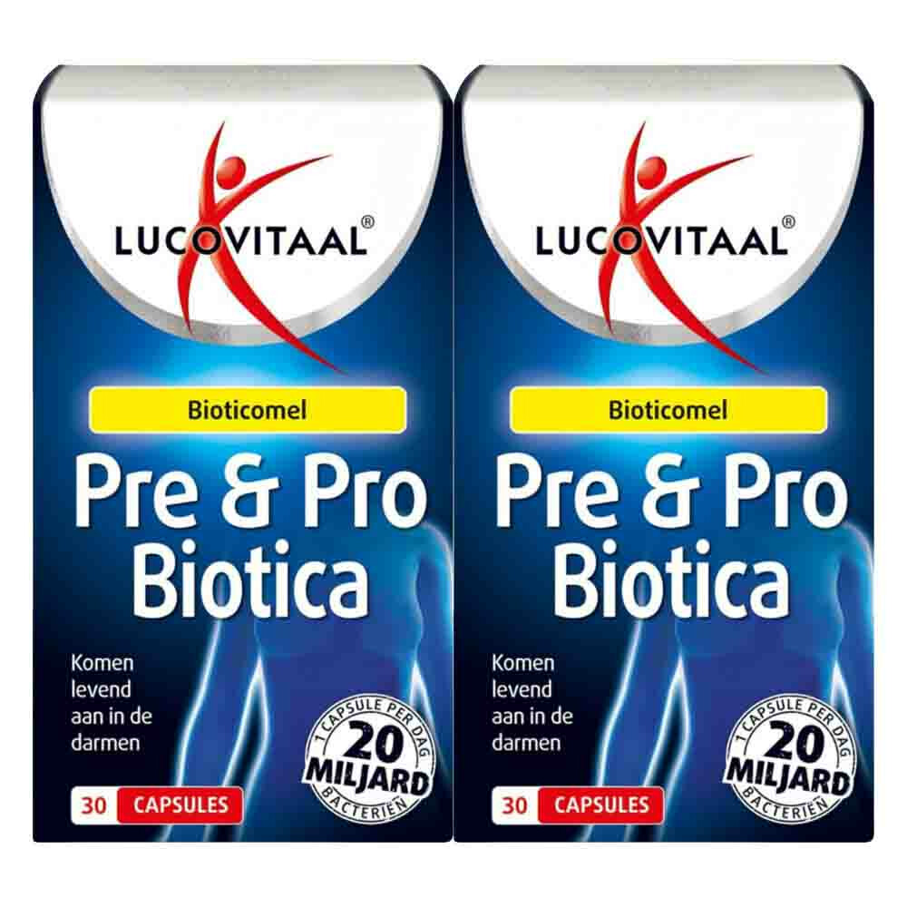 2x Lucovitaal Pre & Probiotica 30 capsules
