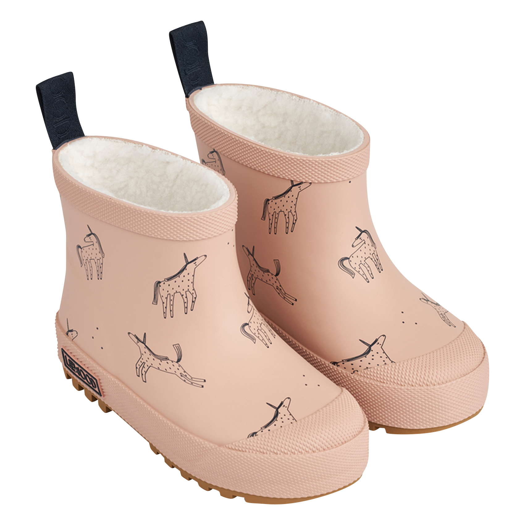 JESSE - Bottes de pluie thermiques imprimée | Rose